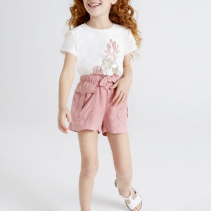 MAYORAL GIRL MAUVE-PINK SHORTS $35.48 VAT