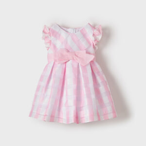 MAYORAL  BABY G  PINK-VICHY  CHECKED DRESS   67.32 VAT $
