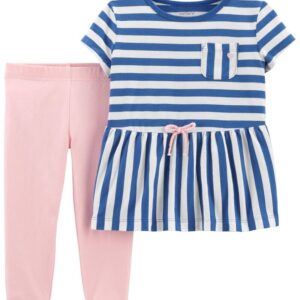 CARTER'S  BABY G 2PC BLUE-STRIPE SET  $25.25 VAT