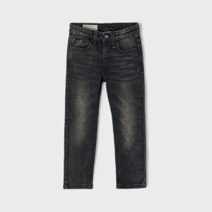 MAYORAL  B  BLACK-NEGRO  SOFT DENIM JEANS  $44.22 VAT