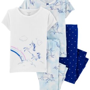 CARTER'S  BABY G 4PC UNICORN SLEEPWEAR  $36.63 VAT