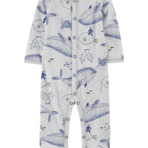 CARTER'S   BABY B GREY UNDER THE SEA SLEEP N'PLAY   $18.65 VAT