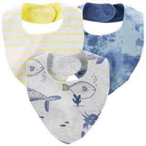 CARTER'S   3PK   UNDER THE SEA MULTI BIB   $27.23 VAT