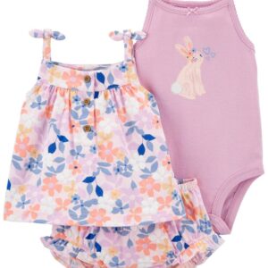 CARTER'S   BABY G 3PC PURPLE MULTI-FLORAL   $28.05 VAT