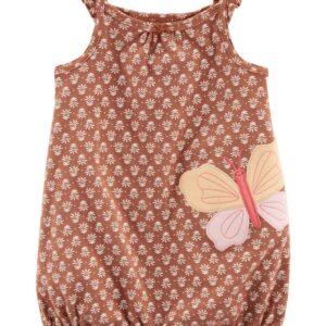 CARTER'S   BABY G BROWN BUTTERFLY SNAP UNDER   $15.68 VAT