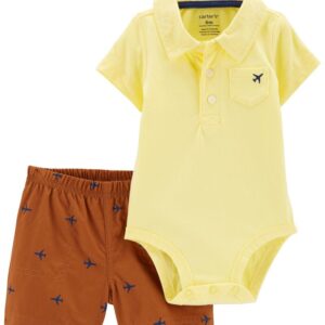 CARTER'S   BABY B YELLOW POLO SET  $24.75 VAT