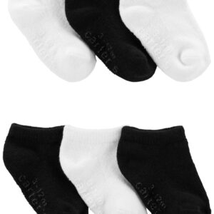 CARTER'S   6PACK BLACK/WHITE ANKLE SOCK   $19.47 VAT