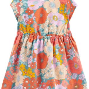 CARTER'S BABY G ORANGE FLORAL DRESS   $26.90 VAT