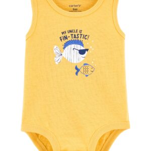CARTER'S BABY BOY SLOGAN BODY SUIT $12.54 VAT