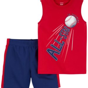 CARTER'S   BABY B RED BASEBALL SET   $25.25 VAT