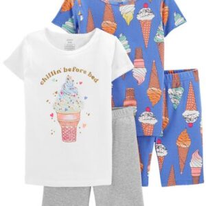 CARTER'S   BIG G 4PC ICE CREAM SLEEPWEAR  $44.88 VAT