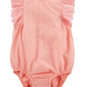 BABYB'GOSH   BABY G CORAL-GOLD STRIPE   BODYSUIT    $24.92 VAT V