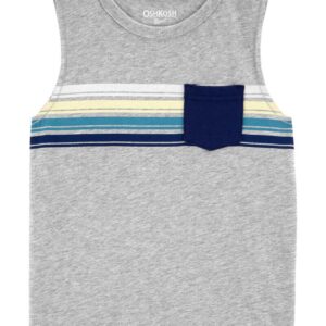 OSHKOSH   BABY B POCKET TANK LIGHT HEATHER-GREY   16.17 VAT