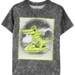 OSHKOSH   TODDLER B PHANTOM PRINT GRAPHIC TEE   $20.63 VAT