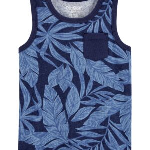 OSHKOSH   TODDLER B INDIGO-BLUE PRINT   TANK   $16.17 VAT