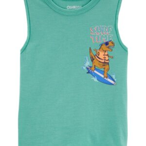 OSHKOSH   TODDLER B SURF-TIME GRAPHIC MUSCLE TANK  $16.17 VAT