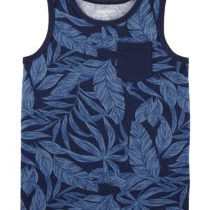 OSHKOSH   BIG B INDIGO BLUE PRINTED TANK   $17.82 VAT