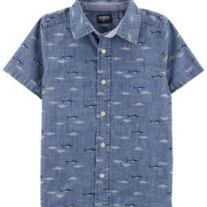 OSHKOSH   BIG B S/S SHARK PRINT SHIRT   $26.73 VAT