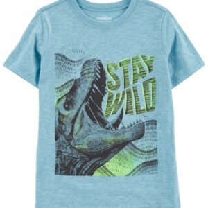 OSHKOSH   BIG B GRAPHIC TEE CYAN PRINT   $22.28 VAT