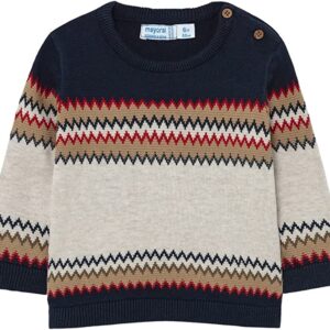 MAYORAL  BABY B  BLUE MULTI DESIGN SWEATER  $38.12  VAT