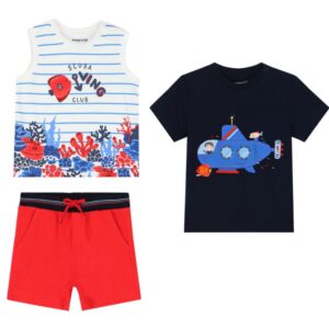 MAYORAL   BABY B SANDIA (3) PCS SET 'SCUBA'   $44.22 VAT