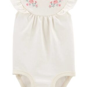 BABYB'GOSH   BABY G CREAM- EMBROIDERED BODYSUIT   $23.10 VAT