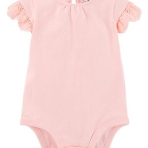 OSHKOSH   BABY G S/S KNIT PEARL PINK BODYSUIT   $20.63 VAT