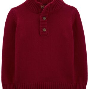 CARTER'S   BABY RED 1/4 BUTTON SWEATER   $38.28 VAT