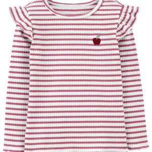 CARTER'S   BABY G STRIPE- RIB APPLE TOP   $22.28 VAT