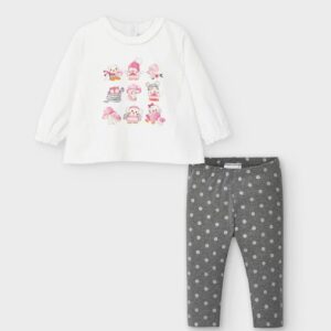 MAYORAL   BABY G 2PC L/S TOP & LEGGING   $38.81 VAT