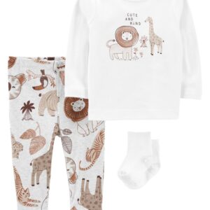 CARTER'S   BABY NEUTRAL 3PC SAFARI SET   $33.88 VAT