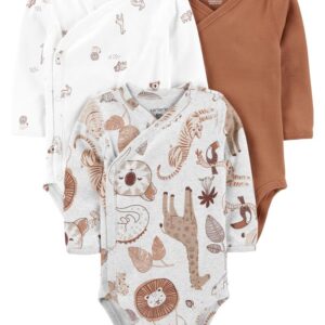 CARTER'S   BABY 3-PACK SAFARI L/S BODYSUIT   $36.57 VAT