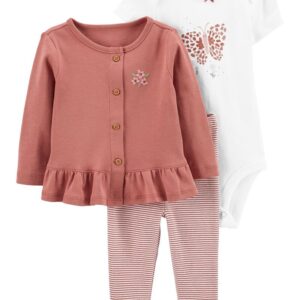 CARTER'S   BABY G 3-PIECE PEPLUM SET   $38.69 VAT