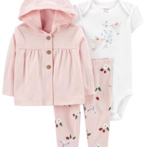 CARTER'S   BABY G 3PC PINK CARDI SET   $33.17 VAT