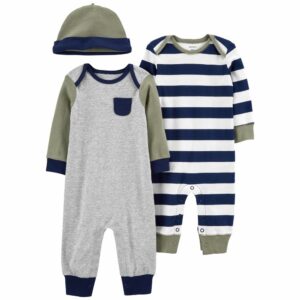 CARTER'S   BABY B GREY-GREEN-NAVY MPS SET   $35.61 VAT