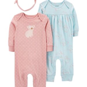 CARTER'S   BABY G   PINK-MINT 3PC MPS SET   $35.61 VAT