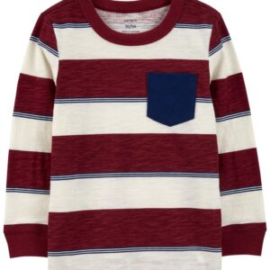CARTER'S   BABY B RED STRIPE LS TEE SHIRT   $18.15 VAT