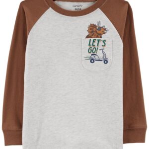 CARTER'S   TODDLER B BROWN RAGLAN L/S TEE   $18.15 VAT