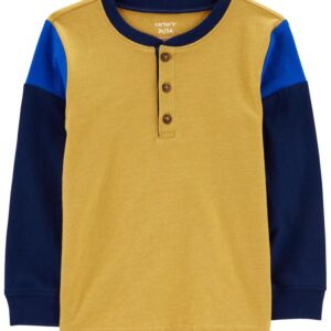 CARTER'S   TODDLER B YELLOW HENLEY SHIRT   $22.61 VAT