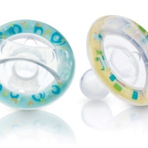 NUBY   2-PACK SOFTEE CHERRY PACIFIER 6-12M   $14.85 VAT