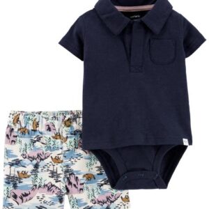 CARTER'S   BABY B 2PC NAVY BODYSUIT-SHORTS SET   $37.29 VAT