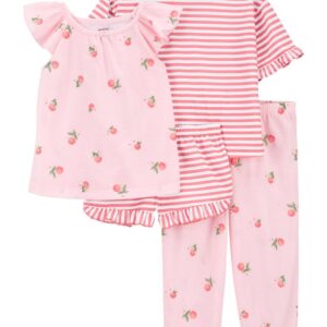 CARTER'S   TODDLER G 4PC PINK STRIPE SLEEPWEAR    $36.63 VAT