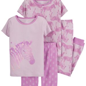 CARTER'S   BIG G 4PC LILAC- ZEBRA SLEEPWEAR   $44.88 VAT