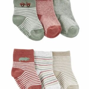 CARTER'S   BABY B 6PK ANIMALS BOOTIE  $16.17 VAT