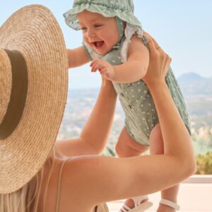 Mayoral Baby Girls Short Dungaree Set with Hat Vat $72.77