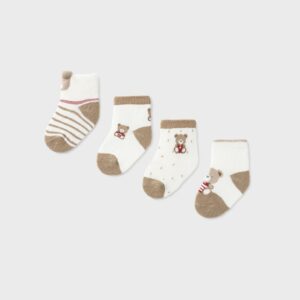 Mayoral 4-Pack Print Socks Newborn Vat $22.33