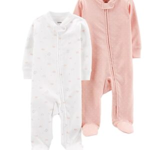 CARTER'S BABY G 2PC IVORY SLEEPN'PLAY $31.35 VAT