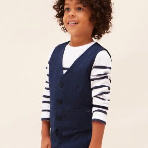 Mayoral Linen Vest Vat $52.36