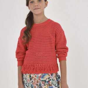 Mayoral Tassels Applique Sweater Vat $59.68