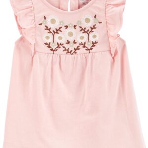Carter's Toddler Embroidered Jersey Top Vat $26.18
